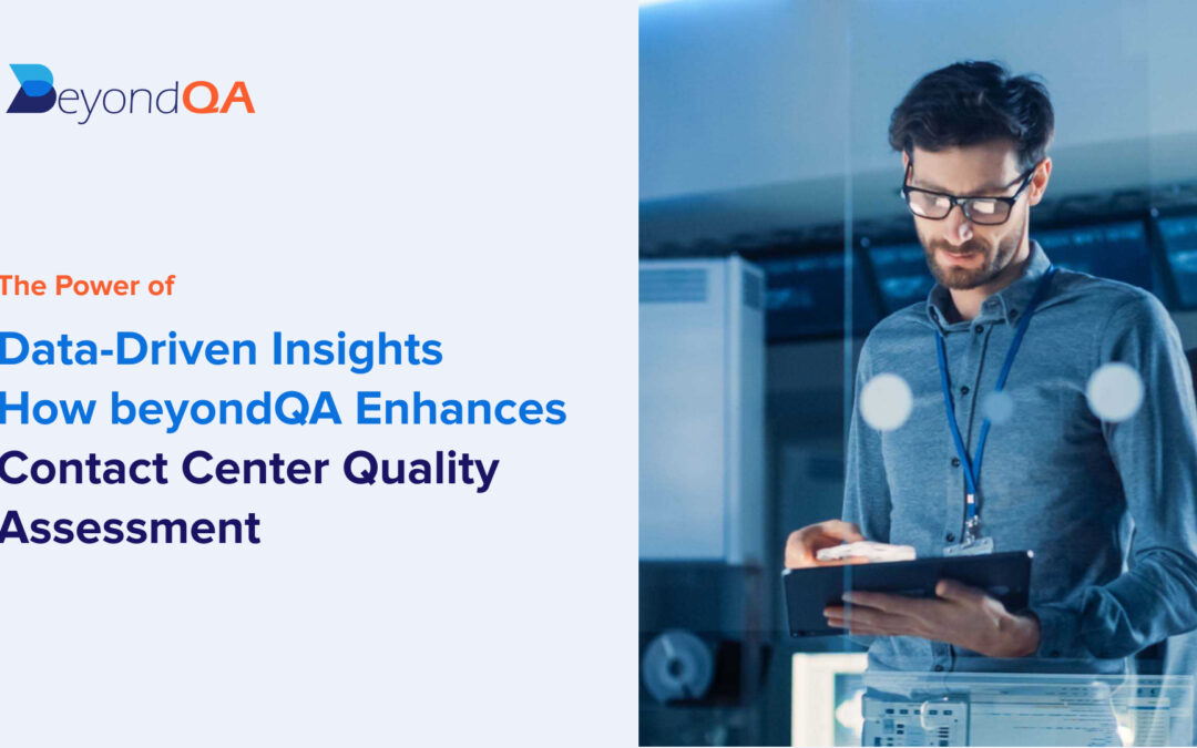 Data-driven insights for contact center quality